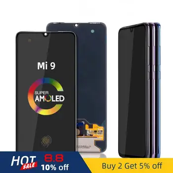 6.39'' AMOLED Original LCD for XIAOMI Mi 9 Display Touch Screen with Frame for XIAOMI Mi 9 LCD Display Screen Replacement
6.39'' AMOLED Original LCD for XIAOMI Mi 9 Display Touch Screen with Frame for XIAOMI Mi 9 LCD Display Screen Replacement
