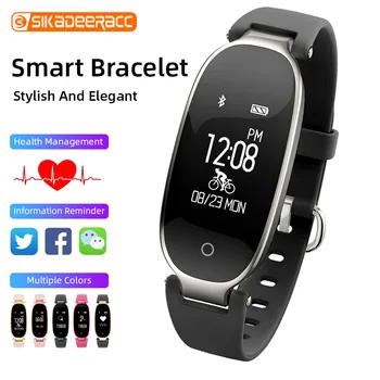 Fashion Smart Band Sport Wristband Heart Rate Monitor Bracelet Fitness Female Lady For IOS Android Phone Women Intelligent Watch
Fashion Smart Band Sport Wristband Heart Rate Monitor Bracelet Fitness Female Lady For IOS Android Phone Women Intelligent Watch