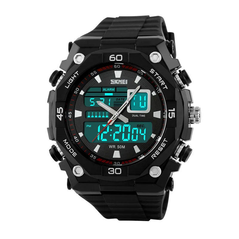 Skmei Cool Large Dial Multi-functional Fashion Waterproof Watch Men Dual Display Outdoor Waterproof Electronic Watch
Skmei Cool Large Dial Multi-functional Fashion Waterproof Watch Men Dual Display Outdoor Waterproof Electronic Watch