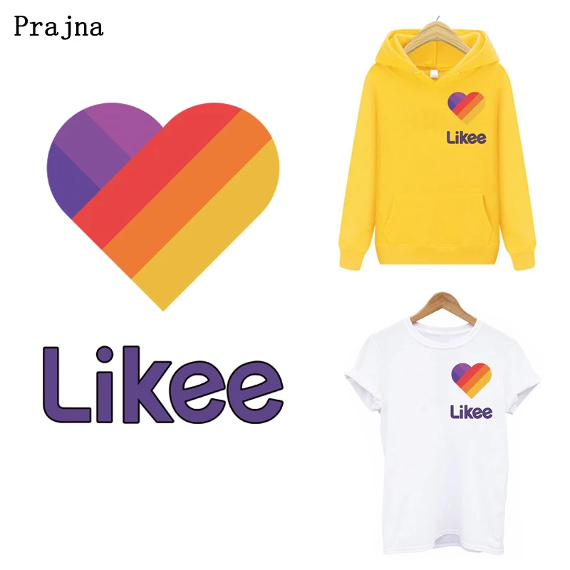 Prajna Likee app Patches Stickers On Clothes Heat-sensitive DIY Women T-shirt Iron On Transfers For Clothing Rainbow Heart Patch
Prajna Likee app Patches Stickers On Clothes Heat-sensitive DIY Women T-shirt Iron On Transfers For Clothing Rainbow Heart Patch
