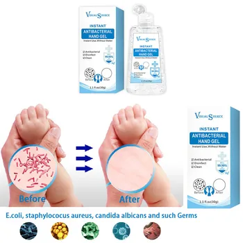 Nano Silver Ion Alcohol-free No-Clean Disinfection Gel Antibacterial hand sanitizer gel Personal Hygiene Cleaning Supplies 30g 
Nano Silver Ion Alcohol-free No-Clean Disinfection Gel Antibacterial hand sanitizer gel Personal Hygiene Cleaning Supplies 30g