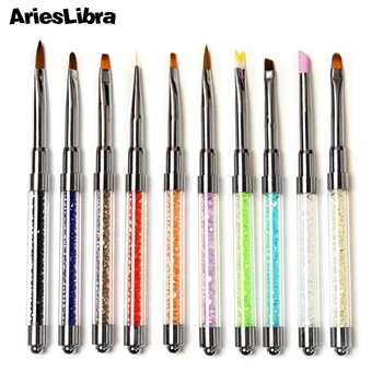 AriesLibra 10pcs/set Nail Art Brush Set Gel Brush Kit for Painting Gel Nail Polish Acrylic Brushes Drawing Liner Pen Nails Art 
AriesLibra 10pcs/set Nail Art Brush Set Gel Brush Kit for Painting Gel Nail Polish Acrylic Brushes Drawing Liner Pen Nails Art
