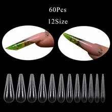 60Pcs Poly Nail Gel Quick Building False Tips Mold Dual Forms Finger Extension Nail Art UV Builder Easy Find Nail Tools
60Pcs Poly Nail Gel Quick Building False Tips Mold Dual Forms Finger Extension Nail Art UV Builder Easy Find Nail Tools