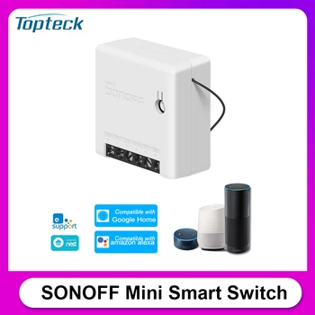 SONOFF Mini Smart Switch WiFi Two Way Support DIY Modification Wifi Smart Switch Smart Home for Google Home/Nest IFTTT Alexa
SONOFF Mini Smart Switch WiFi Two Way Support DIY Modification Wifi Smart Switch Smart Home for Google Home/Nest IFTTT Alexa