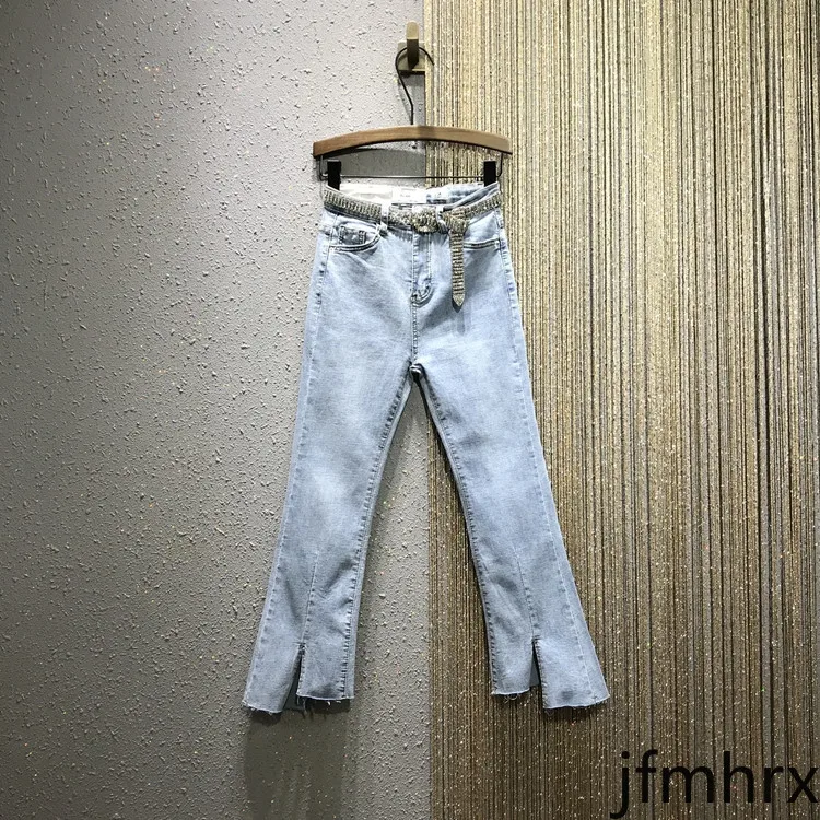 European Station 2020 Spring Summer New High Waist Elastic Slim Body Show Thin Slit Micro La Jean Nine Minutes Pants Female Tide
European Station 2020 Spring Summer New High Waist Elastic Slim Body Show Thin Slit Micro La Jean Nine Minutes Pants Female Tide
