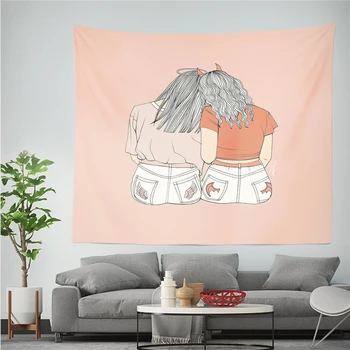 Personality Girl Series Tapestry Pink Pattern 3D Printed Polyestry Wall Cloth Tapestry Art Home Background Decor Shawl Blanket
Personality Girl Series Tapestry Pink Pattern 3D Printed Polyestry Wall Cloth Tapestry Art Home Background Decor Shawl Blanket