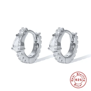 CANNER European & American Real 925 Sterling Silver Eyes Tears Diamond Hoop Earrings For Women Piercing Earring Earings Jewelry
CANNER European & American Real 925 Sterling Silver Eyes Tears Diamond Hoop Earrings For Women Piercing Earring Earings Jewelry