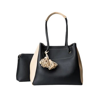 Women's Handbags Pu Leather Casual Tote Bags Women Shoulder Bag Female Solid Bucket Shape 2pcs Composite Bag Lady Tassel Fashion
Women's Handbags Pu Leather Casual Tote Bags Women Shoulder Bag Female Solid Bucket Shape 2pcs Composite Bag Lady Tassel Fashion