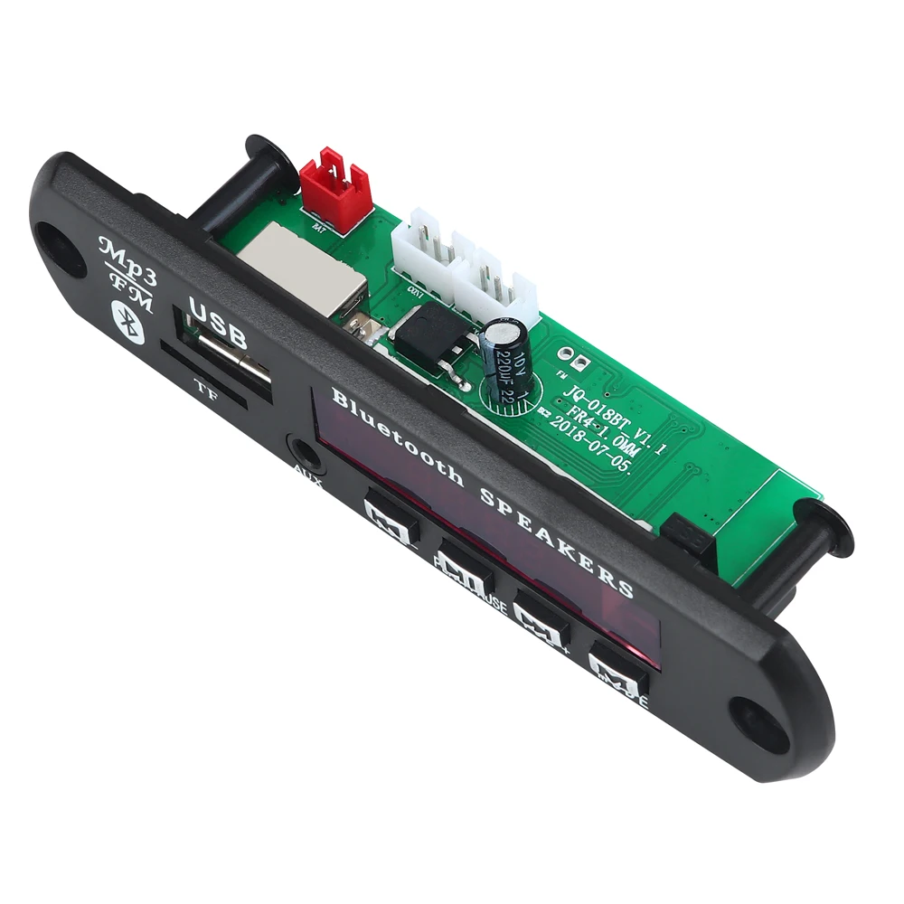 ARuiMei flac 6v-12v Bluetooth5.0 MP3 Decoding Board Module Wireless Car USB MP3 Player TF Card Slot / USB / FM / Module
ARuiMei flac 6v-12v Bluetooth5.0 MP3 Decoding Board Module Wireless Car USB MP3 Player TF Card Slot / USB / FM / Module