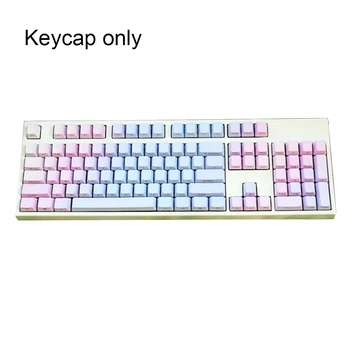 Dyesub Fashion Rainbow Color PBT Office Double Shot Keycap Set Colorful Mechanical Keyboard OEM Profile Gaming Decorative Cover
Dyesub Fashion Rainbow Color PBT Office Double Shot Keycap Set Colorful Mechanical Keyboard OEM Profile Gaming Decorative Cover