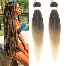 

CLong Braiding hair Kanekalon pre-stretched hair for afro crochet Wholesale Synthetic Hair Extension Twist Jumbo Braiding Hair