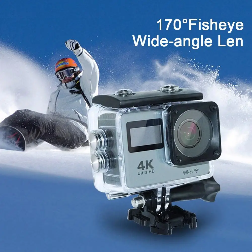 Action Camera Ultra HD 4K / 30fps WiFi Underwater Waterproof HD Camera Diving Video 170 Degree Ultra-Wide Sports Camera 
Action Camera Ultra HD 4K / 30fps WiFi Underwater Waterproof HD Camera Diving Video 170 Degree Ultra-Wide Sports Camera