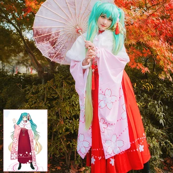 Anime Hatsune Miku Cosplay Costumes Miku Cosplay Sakura Kimono Costume Halloween Carnival Party Women Cosplay Costume
Anime Hatsune Miku Cosplay Costumes Miku Cosplay Sakura Kimono Costume Halloween Carnival Party Women Cosplay Costume