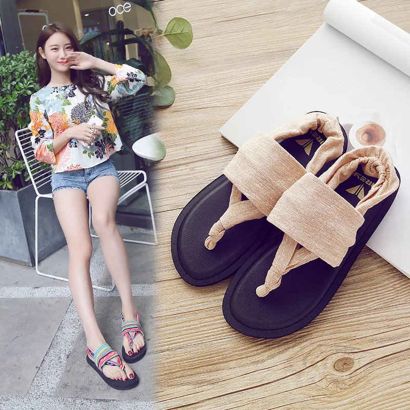 2019 Bohemian WOMEN'S Sandals Summer Day Rome Flat Heel Korean-style Versatile Students Flip-flops Outer Wear Fashion
2019 Bohemian WOMEN'S Sandals Summer Day Rome Flat Heel Korean-style Versatile Students Flip-flops Outer Wear Fashion