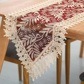 Fyjafon Table Runner Transparent Embroidery Table Runners Polyester Runner Table Decoration Cloth 40*180/40*200
Fyjafon Table Runner Transparent Embroidery Table Runners Polyester Runner Table Decoration Cloth 40*180/40*200
