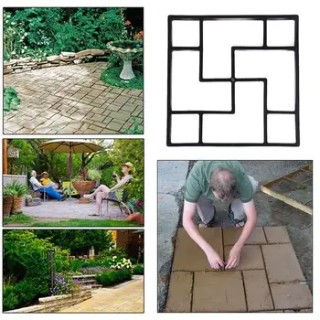 40*40 Durable Sturdy Paving Mold Cement Mold Concrete Mold Pavement Stone Driveway Stepping DIY Black
40*40 Durable Sturdy Paving Mold Cement Mold Concrete Mold Pavement Stone Driveway Stepping DIY Black