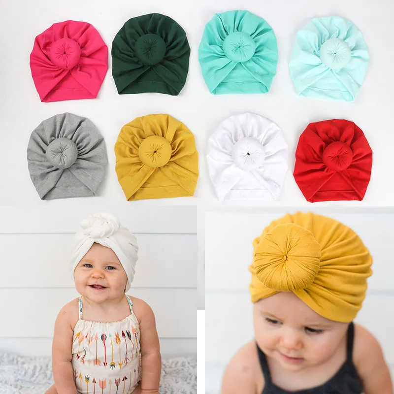 Newborn Baby Children's Headscarves Caps Kids Headwear Cute Cap Baby Solid Color Knotted Indian Cap For Baby Boys Girls
Newborn Baby Children's Headscarves Caps Kids Headwear Cute Cap Baby Solid Color Knotted Indian Cap For Baby Boys Girls
