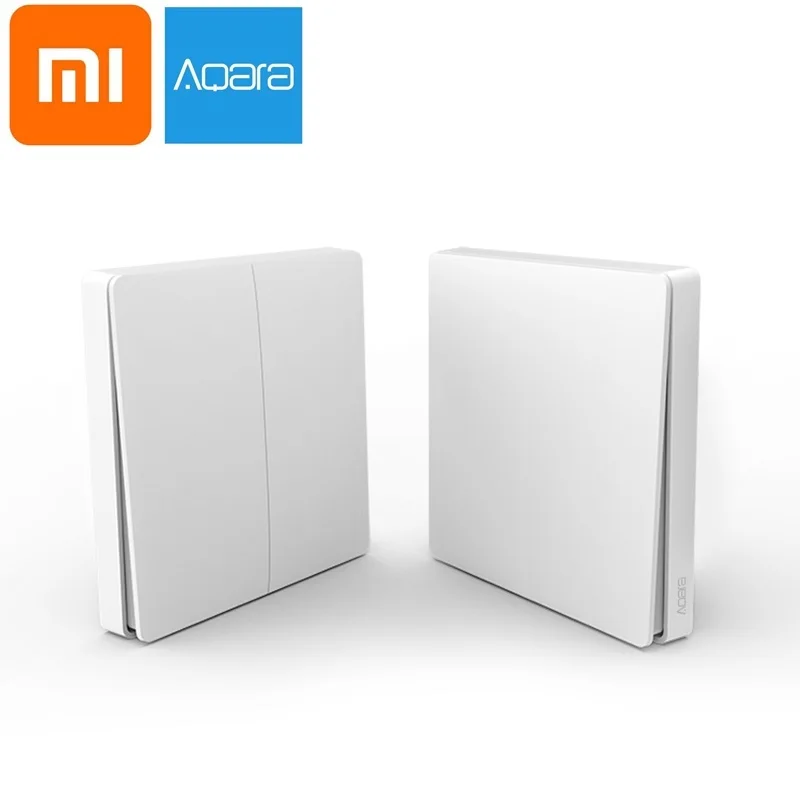 Xiaomi Aqara Wireless Switch Single Double Button Smart Key Light Control ZigBee Version For Mi Home APP Gateway
Xiaomi Aqara Wireless Switch Single Double Button Smart Key Light Control ZigBee Version For Mi Home APP Gateway