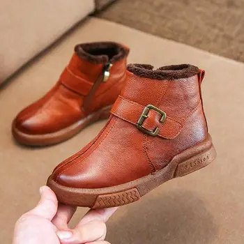 New Winter Kids Boots for Boys Ankle Martin Boots Girls Snow Boots Children Shoes Genuine Leather Fashion Plush Warm Waterproof
New Winter Kids Boots for Boys Ankle Martin Boots Girls Snow Boots Children Shoes Genuine Leather Fashion Plush Warm Waterproof