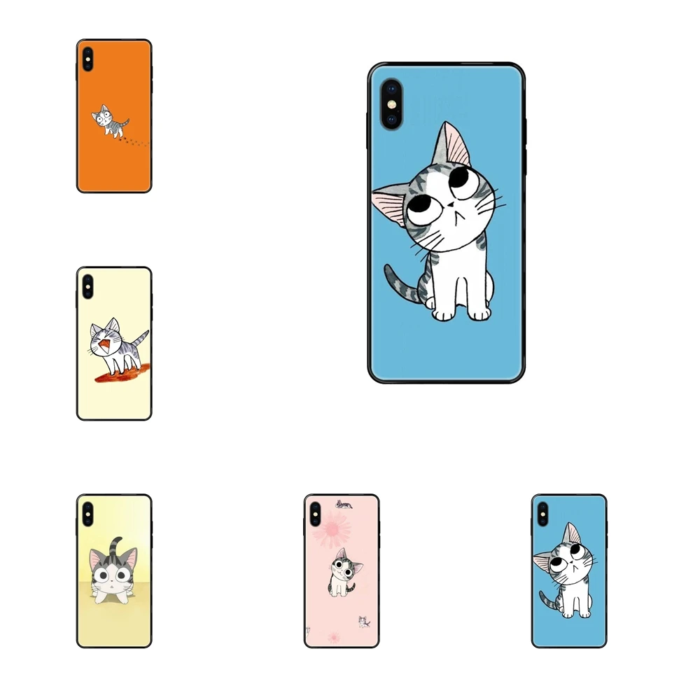 For Xiaomi Redmi 3S 4X 4A 5 5A 6 6A 7 7A 8 8A 8T 9 9A K20 K30 S2 Y2 Pro Plus Ultra Best Price Cartoon Kitten Cat Black Soft TPU | Мобильные