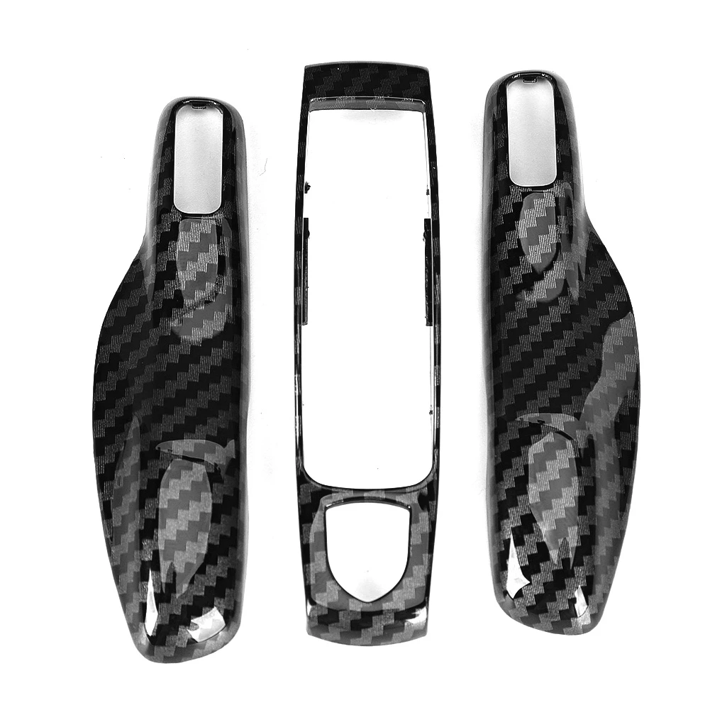 3pcs/Set Car Key Case Shell Carbon Fiber Style Car Remote Key Trim Cover Key Accessories Fit For Porsche Cayman Macan Boxster 
3pcs/Set Car Key Case Shell Carbon Fiber Style Car Remote Key Trim Cover Key Accessories Fit For Porsche Cayman Macan Boxster