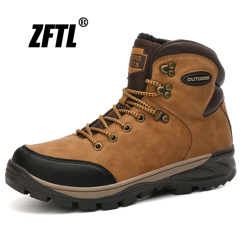 ZFTL new men's snow boots winter keep warm Cotton shoes Men's tooling boots larger size Non-slip Men's casual winter boots 146
ZFTL new men's snow boots winter keep warm Cotton shoes Men's tooling boots larger size Non-slip Men's casual winter boots 146