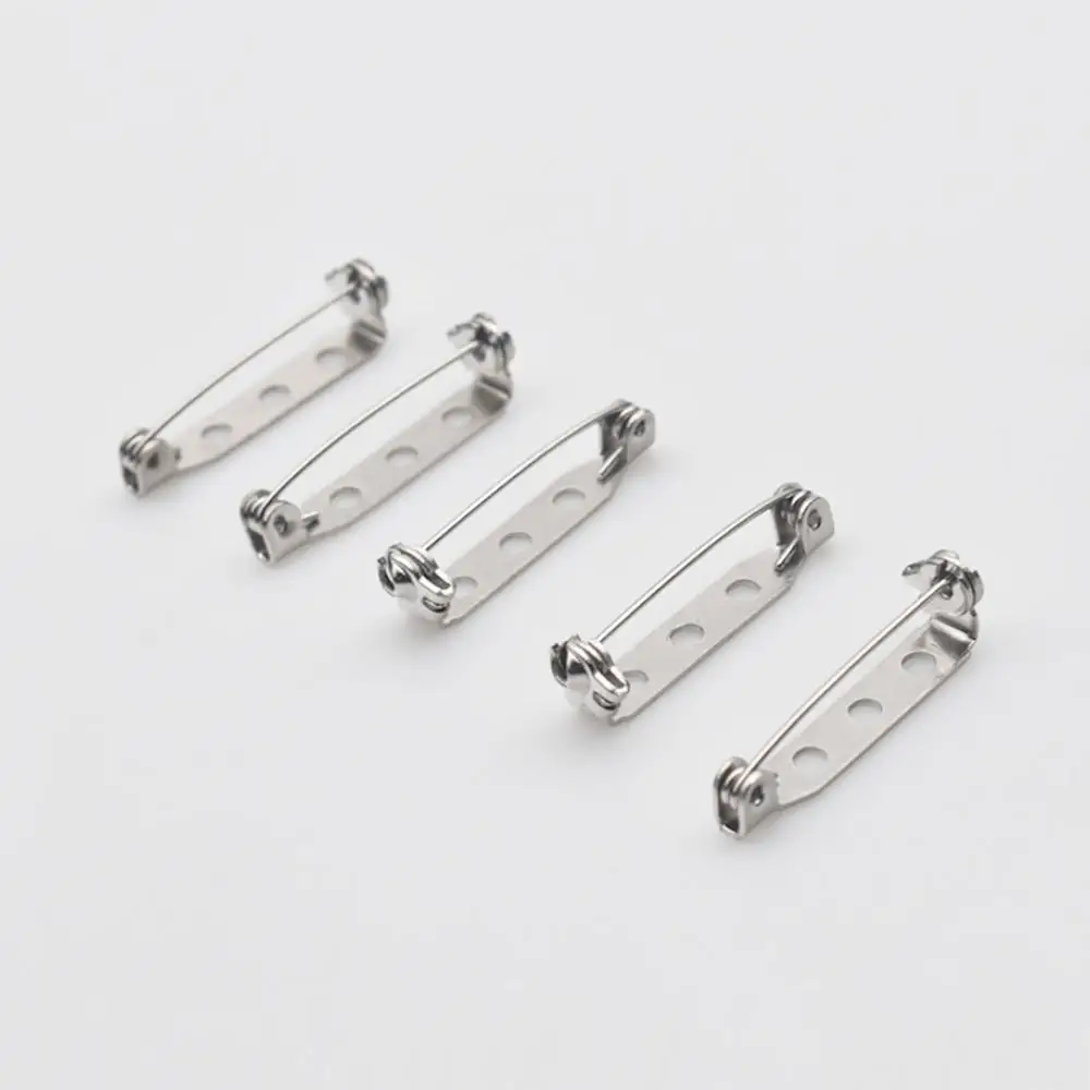 10pcs/lot Safety Brooch Base Back Catch Bar Pins Insurance Lock Metal Pin Connectors For DIY Clothing Craft Jewelry Accessories
10pcs/lot Safety Brooch Base Back Catch Bar Pins Insurance Lock Metal Pin Connectors For DIY Clothing Craft Jewelry Accessories