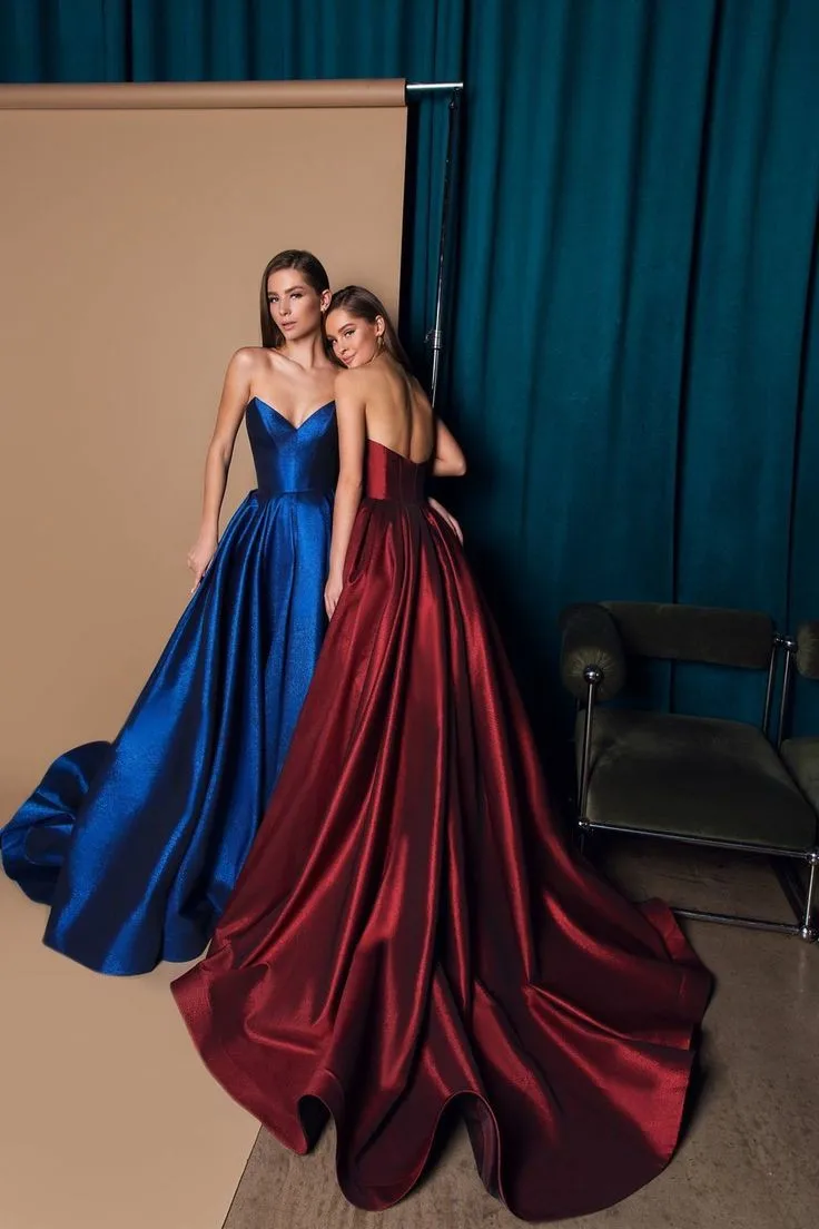 Classic Long فساتين السهرة Abendkleider Prom Dresses A-Line Satin V-Neck Corset Back Evening Gowns with Pockets
Classic Long فساتين السهرة Abendkleider Prom Dresses A-Line Satin V-Neck Corset Back Evening Gowns with Pockets