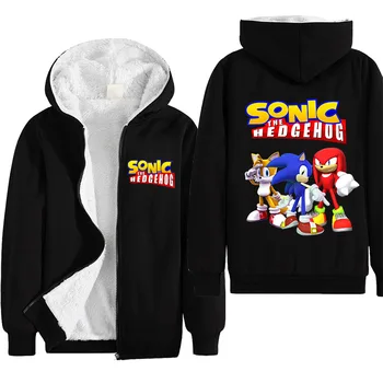 Winter Boys Girls Sonic Cotton Liner Jackets Warm Hood Thick Parka Coats Child Cardigan Sweatshirts Hoodies Zipper Hoodie Jacket
Winter Boys Girls Sonic Cotton Liner Jackets Warm Hood Thick Parka Coats Child Cardigan Sweatshirts Hoodies Zipper Hoodie Jacket