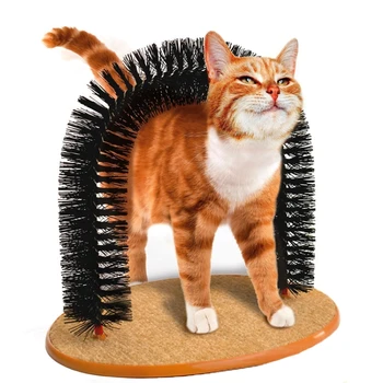 Comfortable Arch Cats Massager Pet Cat Itching Grooming Supplies Round Fleece Base Kitten Toy Scratching Device Brush for Pets
Comfortable Arch Cats Massager Pet Cat Itching Grooming Supplies Round Fleece Base Kitten Toy Scratching Device Brush for Pets
