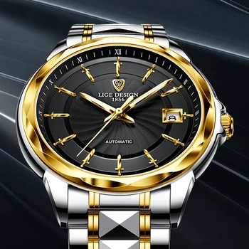 LIGE New High-end luxury Mens Watches Automatic Mechanical Tungsten Steel Sapphire Glass 50M Waterproof Watch Relogio Masculino
LIGE New High-end luxury Mens Watches Automatic Mechanical Tungsten Steel Sapphire Glass 50M Waterproof Watch Relogio Masculino