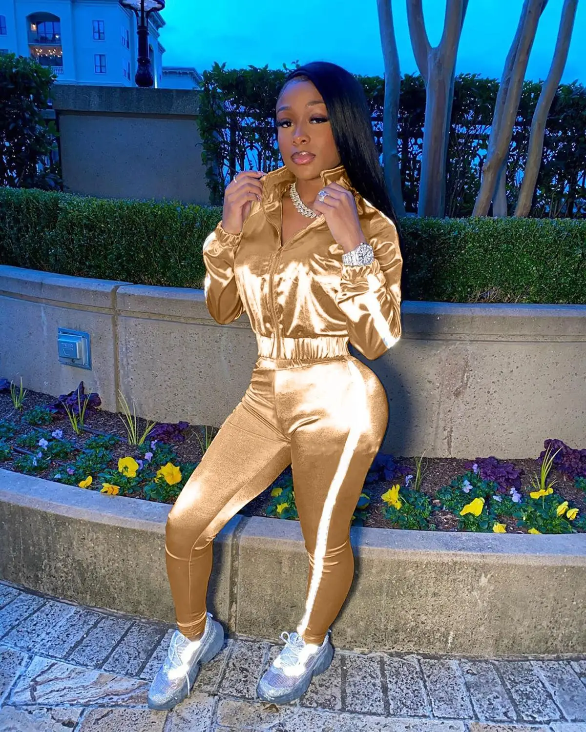 Fall Winter New Women's Set Zipper Sweat shirts Tops And SweatPants Suits Tracksuit Two Piece Set Outfit Active Sweatsuit
Fall Winter New Women's Set Zipper Sweat shirts Tops And SweatPants Suits Tracksuit Two Piece Set Outfit Active Sweatsuit