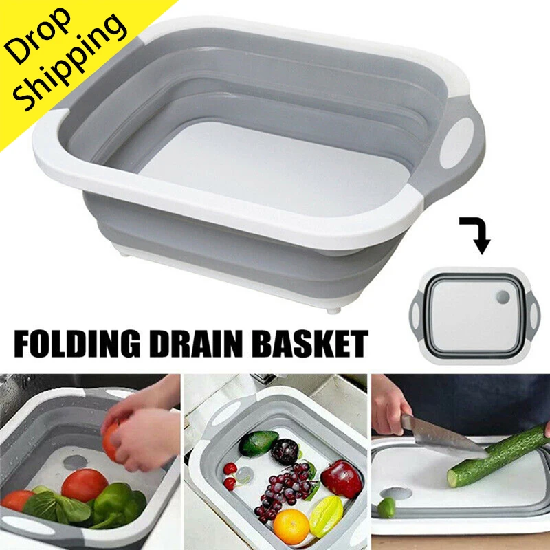 4-1 Multi-Board Foldable Fruit Vegetable Washing Basket Strainer Silicone Colander Collapsible Drainer With Handle Kitchen Tools
4-1 Multi-Board Foldable Fruit Vegetable Washing Basket Strainer Silicone Colander Collapsible Drainer With Handle Kitchen Tools