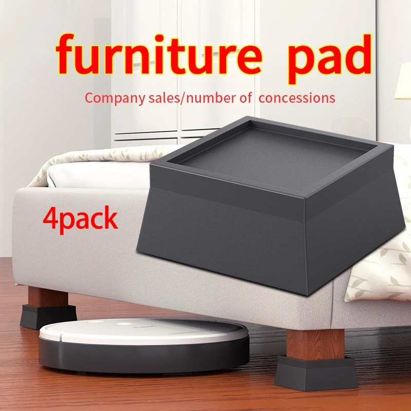 4Pack Square Bed and Furniture Risers Stackable Heavy Duty Anti-Slip Heighten Base Fits All Types of Desks,Couches,Sofas
4Pack Square Bed and Furniture Risers Stackable Heavy Duty Anti-Slip Heighten Base Fits All Types of Desks,Couches,Sofas