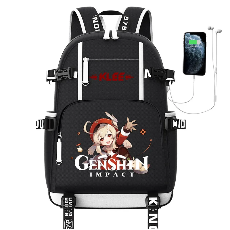 Genshin ударопрочный рюкзак для игр, мужские дорожные сумки, женский модный рюкзак для ноутбука, школьный ранец для подростков и мальчиков и девочек с мультипликационным рисунком
Genshin ударопрочный рюкзак для игр, мужские дорожные сумки, женский модный рюкзак для ноутбука, школьный ранец для подростков и мальчиков и девочек с мультипликационным рисунком