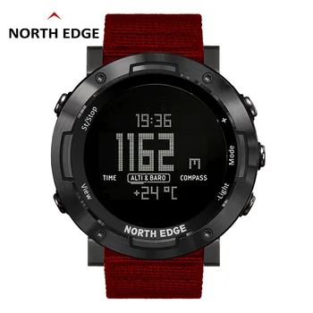 NORTH EDGE Men Sport Watch Altimeter Barometer Compass Thermometer 3D Step Pedometer Nylon Band Watches Digital Running Climbing
NORTH EDGE Men Sport Watch Altimeter Barometer Compass Thermometer 3D Step Pedometer Nylon Band Watches Digital Running Climbing
