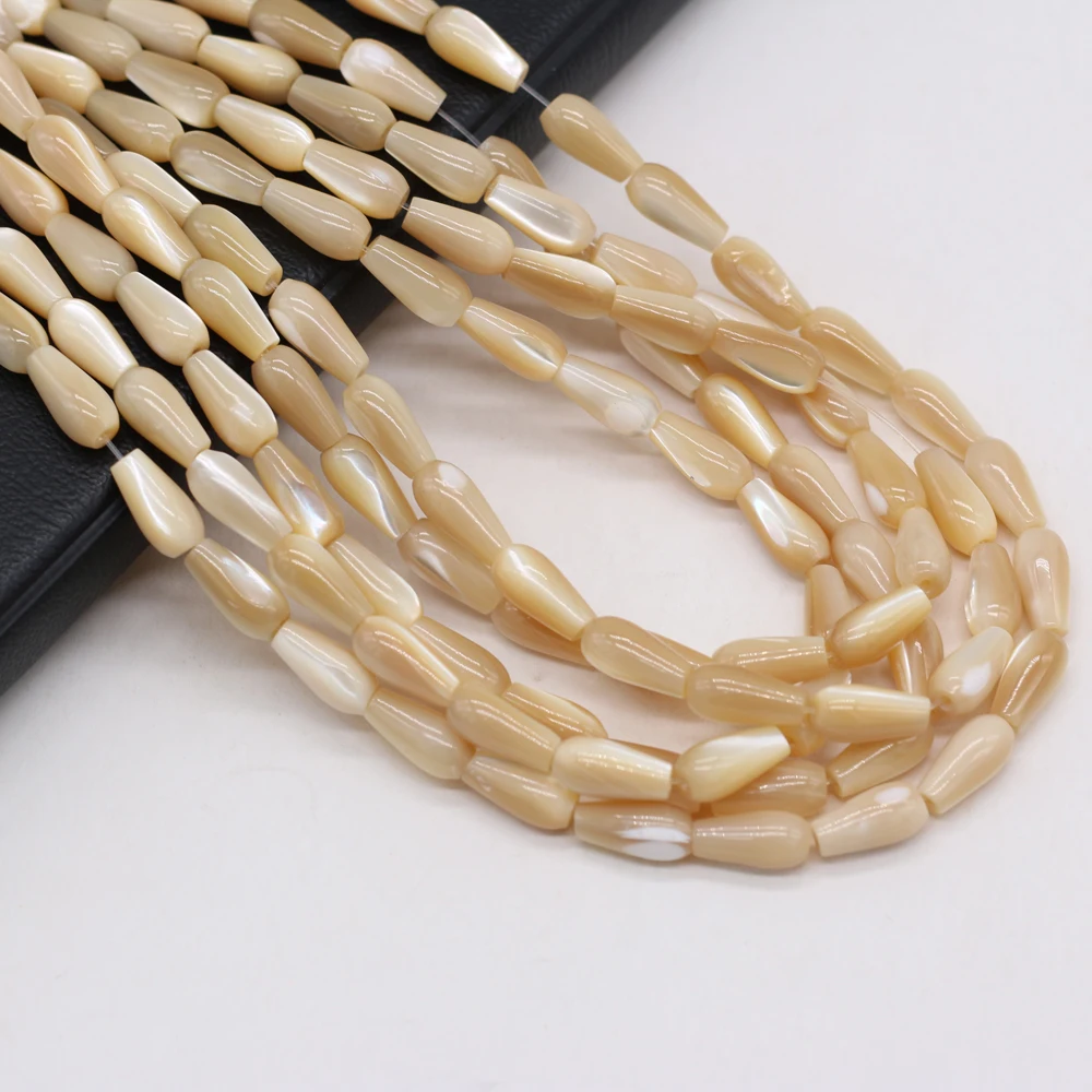 Natural Shell Beads Yellow Water Drop Shape Loose Spacer Exquisite Beaded For Jewelry Making DIY Bracelet Necklace Accessories
Natural Shell Beads Yellow Water Drop Shape Loose Spacer Exquisite Beaded For Jewelry Making DIY Bracelet Necklace Accessories