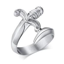 JHSL Novelty Funny Sword Design Big Large Men Rings Silver Color Stainless Steel Fashion Jewelry Gift Size 8 9 10 11 12
JHSL Novelty Funny Sword Design Big Large Men Rings Silver Color Stainless Steel Fashion Jewelry Gift Size 8 9 10 11 12