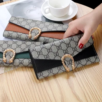 2020New Long Multi-Function Women's Wallet Korean Version of Multiple Card Slots Clutch Leather Bag Panel Clutch Bag
2020New Long Multi-Function Women's Wallet Korean Version of Multiple Card Slots Clutch Leather Bag Panel Clutch Bag