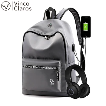 Waterproof Men's Laptop Backpack Double Headphone Jack Design Simple Business Travel USB Backpacks Men School Bags for Teenagers
Waterproof Men's Laptop Backpack Double Headphone Jack Design Simple Business Travel USB Backpacks Men School Bags for Teenagers