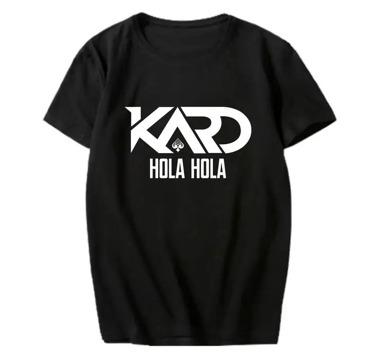 Kpop Summer Style Kard K.A.R.D Hola Hola Album Same Member Name Printing O Neck T Shirt Unisex Loose Short Sleeve T-Shirt
Kpop Summer Style Kard K.A.R.D Hola Hola Album Same Member Name Printing O Neck T Shirt Unisex Loose Short Sleeve T-Shirt