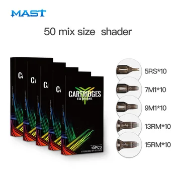 50x Disposable Tattoo Needle Cartridge Sterilized Round Shader 5RS 7 9M1 13 15RM
50x Disposable Tattoo Needle Cartridge Sterilized Round Shader 5RS 7 9M1 13 15RM
