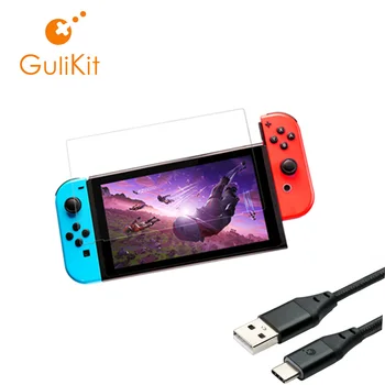 Gulikit Easy Install Class Screen Protector and Breating Light Date Cable 1.2m for Nintendo Switch
Gulikit Easy Install Class Screen Protector and Breating Light Date Cable 1.2m for Nintendo Switch