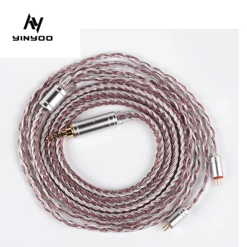 Yinyoo 16 Core High Purity Silver Plated Cable For ZS10 ZSN Pro2 C10 C12 BLON BL-03 V90 BA5
Yinyoo 16 Core High Purity Silver Plated Cable For ZS10 ZSN Pro2 C10 C12 BLON BL-03 V90 BA5