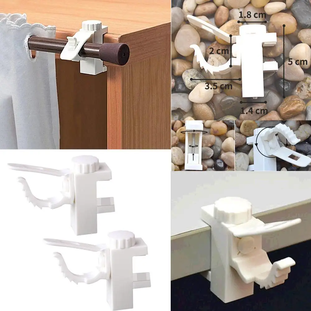 2PCS Adjustable Support Bracket Towel Hook Clip Self Adhesive Shower Curtain Organized Rods Hooks Rod Holder Bathroom Holder H4
2PCS Adjustable Support Bracket Towel Hook Clip Self Adhesive Shower Curtain Organized Rods Hooks Rod Holder Bathroom Holder H4