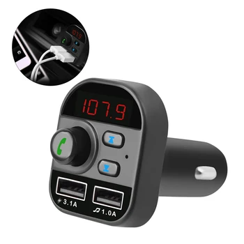 805E Car MP3 Player Multi-function BT5.1 FM Transmitter Dual USB Chargers Support Hands-free TF Card U Disk Music Play
805E Car MP3 Player Multi-function BT5.1 FM Transmitter Dual USB Chargers Support Hands-free TF Card U Disk Music Play