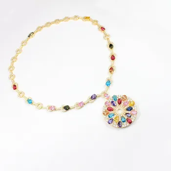 925 Sterling silver Multicolor Candy Water drop pendant Elegant Teardrop Gem Stone Choker Necklace Dazzling Rainbow jewelry
925 Sterling silver Multicolor Candy Water drop pendant Elegant Teardrop Gem Stone Choker Necklace Dazzling Rainbow jewelry