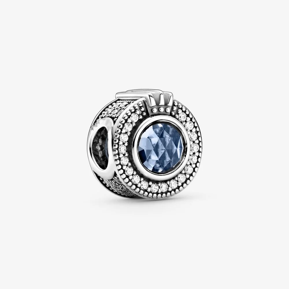 2020 новый стиль настоящая 925 пробы Серебряная сверкающая Корона O charm Fit Шарм