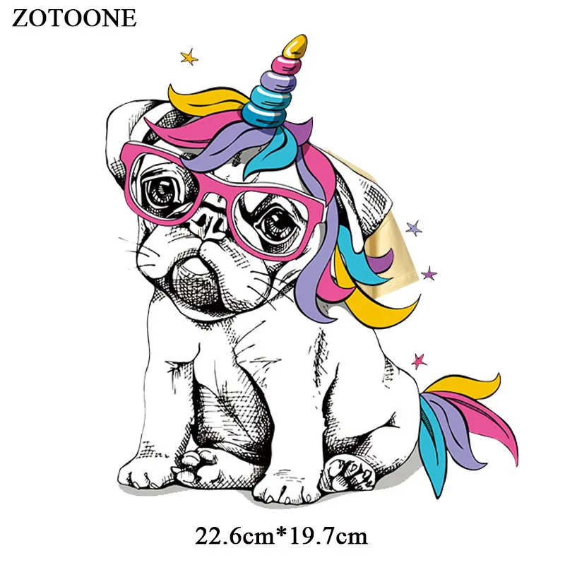 ZOTOONE Iron on Dog Patches for Clothing Applique Printed DIY Embroidered Cartoon Unicorn Patch Heat Transfers for Clothes G
ZOTOONE Iron on Dog Patches for Clothing Applique Printed DIY Embroidered Cartoon Unicorn Patch Heat Transfers for Clothes G