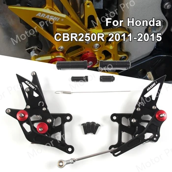 Adjustable Footrests For Honda CBR250R 2011 - 2015 Motorcycle Accessories Foot Rest Peg Rearsets Pedal CBR 250 R CBR250 250R 
Adjustable Footrests For Honda CBR250R 2011 - 2015 Motorcycle Accessories Foot Rest Peg Rearsets Pedal CBR 250 R CBR250 250R